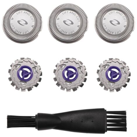 TêTe de Rasoir Rechange 3 PièCes pour HQ3 HQ4 HQ55 HQ56 HQ6900 HQ6868 HQ5812 HQ6874 Lame