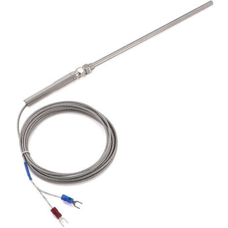 Sondes de Capteur de Thermocouple, Contrôleur de Température Capteur Thermocouple de Type K Haute Température(3m)