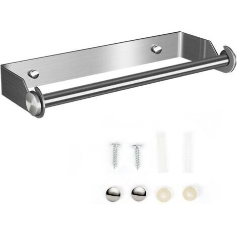 Derouleur Essuie Tout, Derouleur Porte Sopalin, Devidoir Porte Essuie Tout Mural, Distributeur Papier Aluminium Sopalin et Film, Support Sopalin Mural Déroulant de Rouleau Cuisine(Arge (1/5)