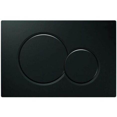 Plaque de déclenchement, pièces détachées pour réservoir, anciens modèles Plaque de déclenchement pour UP320 et 300, double chasse, 1 pièce noire (1/3)