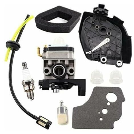 Carburateur avec filtre à air, couvercle de filtre à air et boîtier de tuyau à essence pour moteur Honda GX35 GX35NT HHT35S 1.3 CV, pour débroussailleuse et mini moteur à essence. (1/5)