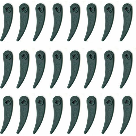 Lot de 24 lames de rechange en plastique pour coupe-bordures Bosch Durablade Art 23-18 LI Art 26-18 LI (1/5)