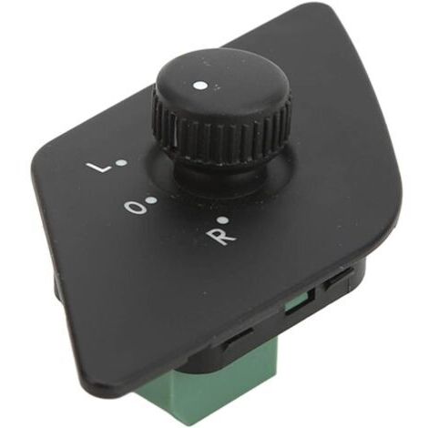 Commutateur de rétroviseur d'alimentation, bouton de commutateur de rétroviseur ABS de remplacement durable 10 broches flexible 5C7959565C pour voiture 5C7 959 565C (1/5)