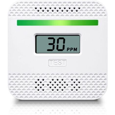 Détecteur de monoxyde de carbone portable – Capteur électrochimique – Alarme 85dB – Écran LCD – Pour utilisation domestique et voyage (1/5)