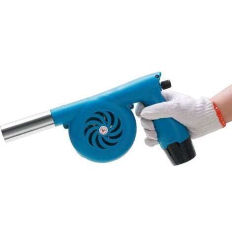 Ventilateur électrique portable pour barbecue – Rechargeable sans fil – 30 x 16 cm – Réduit poussière et étincelles – Idéal camping et pique-nique (1/5)