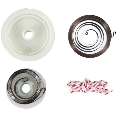 Kit Démarreur Poulie Corde Ressort de Recul pour Tronçonneuse 52Cc 58Cc 5200 5800 Réparation Facile