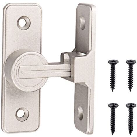INHHUB Verrou Serrure De Fermeture Porte Interieure Coulissante De Lumineux 90° Loquet De Crochet A Porte Bascule Boulon De Verrouillage De Boucle Moraillon Antivol Verrous De Porte Lu (1/5)