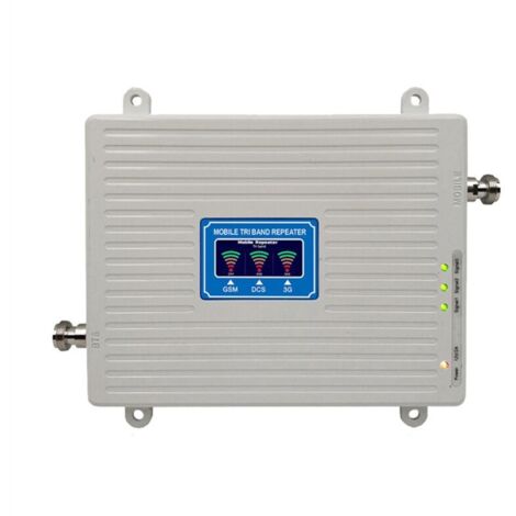 Amplificateur Répéteur de Signal 2G 3G 4G 5G Tri Bande 900 1800 2100 MHz GSM WCDMA LTE