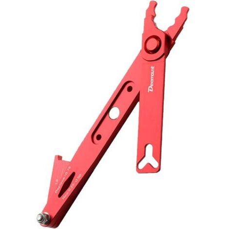 Indicateur d'usure de chaîne - Outil de contrôle de chaîne de vélo en Alliage d'aluminium - Vérificateur de chaîne de vélo avec Pince à Boucle, Compatible avec la Plupart des chaînes de(1Pcs) (1/5)