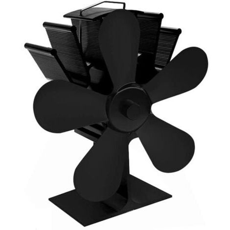 Ventilateurs De Cheminée Poêle À Bois Ventilateur-Fonctionnement Silencieux Bois/Brûleur/Cheminée, Chaleur Écologique Et Efficace (1/5)