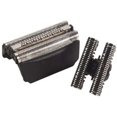 Pack 51 Lames De Rechange Et Tête De Rasage Compatible Rasoir Série 5 8000 5643 5758 8970 Noir (1/4)