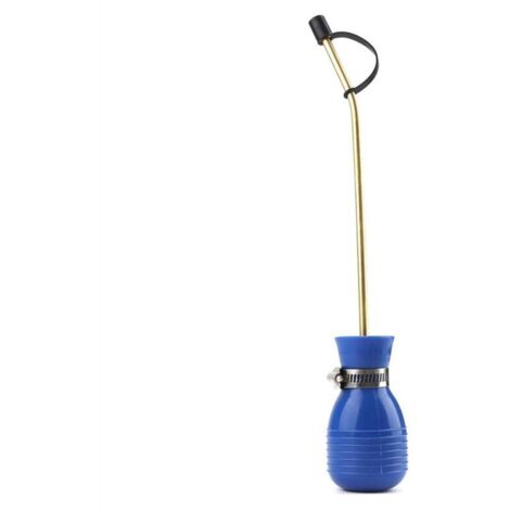 Poudreuse Anti Insectes Applicateur Poudre Pulvérisateur à Bulbe Terre Diatomée avec Tube Cuivre Long (1/4)
