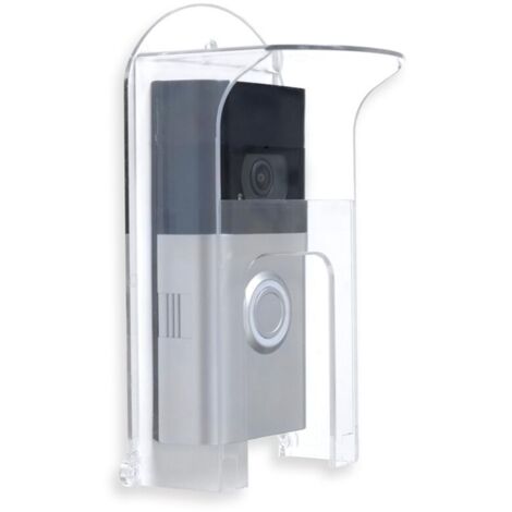 Housse de Protection Étanche Transparente pour Sonnette Vidéo et Modèles à Anneau (1/4)