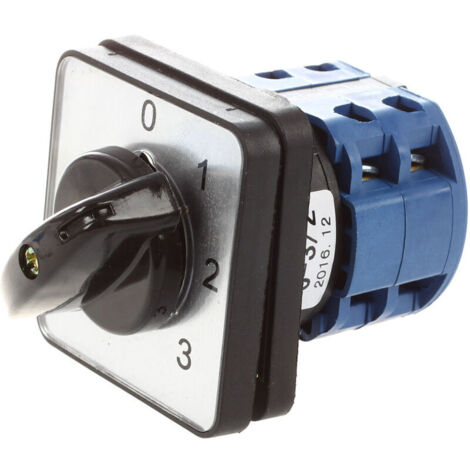 Interrupteur Rotatif 4 Positions 660V 20A 6 Bornes pour Commutateur Inverseur (1/4)