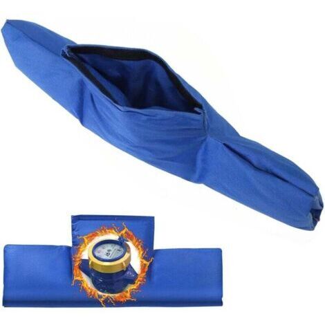 Housse d'Isolation à Compteur d'eau, 55x25cm Couvercle Isolé pour Compteur d'eau, Universel Protection Contre pour Vanne, Couvercle de Vanne Anti-Gel Épaissir, Protection Hivernale Tuyaux (1/5)