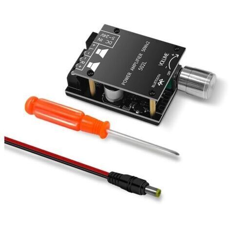 Bluetooth-Verstärkerplatinenmodul ZK-502L 5.0 Bluetooth 2 50-W-Digitalverstärkerplatine (DC15-36 V) (1/5)