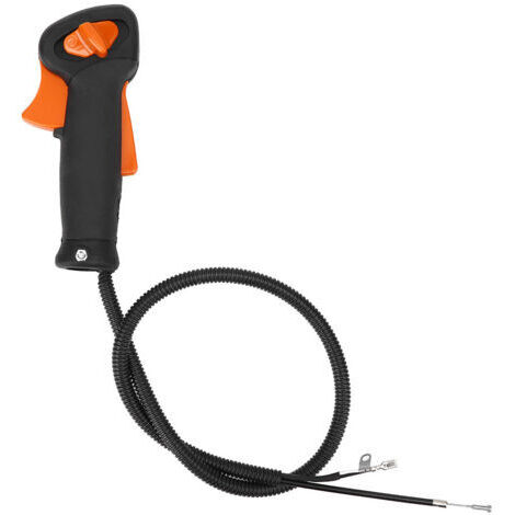 Eosnow – Poignée d'accélérateur de remplacement pour débroussailleuse STIHL FS120 FS200 FS250 – Plastique haute qualité – Installation simple – Longueur 18,5 cm (1/5)