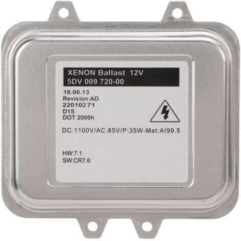 Eosnow – Ballast de phare au xénon D1S 12V – Unité de commande ECU 5DV00972000 – Démarrage rapide et haute luminosité – Compatible BMW, Mercedes, Land Rover