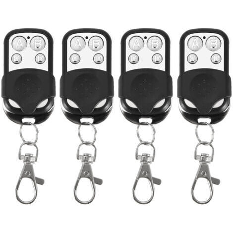 Eosnow,Porte-clés de télécommande sans fil, clonage universel, pour porte de Garage de voiture, 433.92mhz, 4 pièces (1/5)