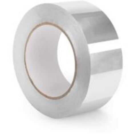 Ruban adhésif aluminium 5cm x 50m – Isolant thermique haute température jusqu'à 140°C – Pour étanchéité ventilation et climatisation (1/4)