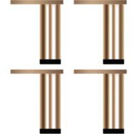 Pieds de meuble en métal réglables 200 mm – Alliage d'aluminium anodisé – Capacité de charge 300 kg – Pour canapés et meubles de salle de bain (1/4)