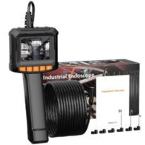 Caméra d'inspection 1080P HD étanche IP67 – Câble semi-rigide de 5m – Écran IPS 2,4 pouces – 8 LED réglables pour espaces confinés - ZOOM 2 X (1/4)