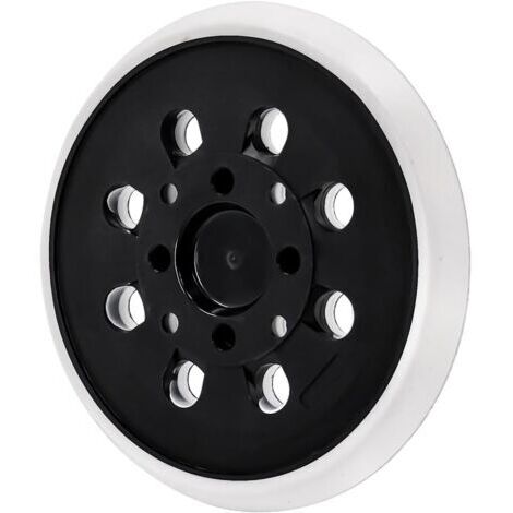 Freosen – Plateau de ponçage 125 mm – Compatible Bosch PEX 300/400 AE – Vitesse 12000 tr/min – Pour bois et plastique – 8 trous pour aspiration (1/5)