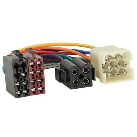 Faisceau ISO autoradio compatible avec Volvo 240 244 245 340 360 440 480 740 760 (1/2)