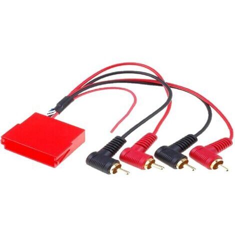Adaptateur Mini-ISO 20 pin RCA compatible avec Audi A3 A4 A6 A8 TT (1/2)