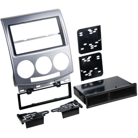 Kit Facade autoradio KA170J compatible avec Mazda 5 CR 05-10 - gris (1/2)