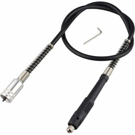 Flexible perceuse Tige extension Mandrin sans clé Compatible Outil accessoire de fixation pour Dremel Outil rotatif