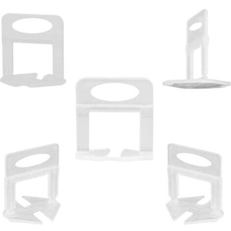 Système de Nivellement de Carrelage,300 Pcs 1 mm Clips d'entretoise pour Outils Pour Sols et Carreaux (1/5)