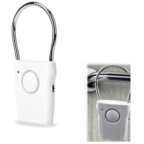 Alarme de porte et fenêtre, Capteur de porte / fenêtre, 120dB Touch Sensor Poignée de porte Alarme Anti-vol Vibration Fenêtre Alerte Contre Le Cambriolage Home Security (1/5)