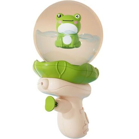 Jeux de piscine - Pistolet à eau transparent à motif dessin animé pour enfants - facile à prendre en main - idéal pour les activités de plein air des tout-petits-vert