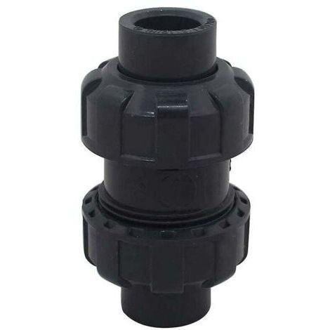 Clapet anti retour a boule 20 25 32 40 50 63mm clapet piscine clapet antiretour anti refoulement pvc vanne soupape anti retour (Diamètre intérieur 32mm) (1/5)