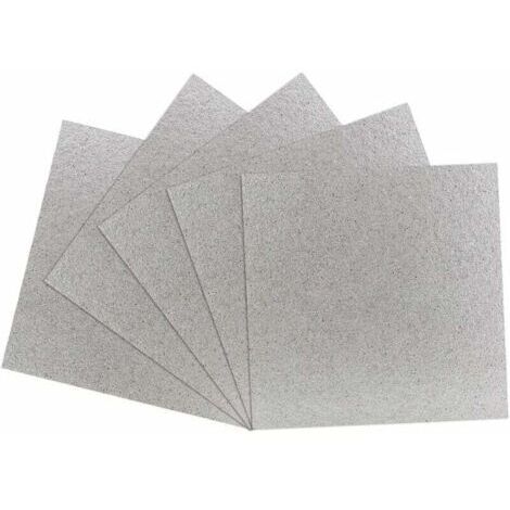 5Pcs Plaque à Micro-ondes Couvercle de Guide d'ondes Plaque de Mica Universelle pour Four à Micro-Ondes Feuille de Mica 1210cm Facile à Découpé pour Réparer Micro-Ondes (1/5)