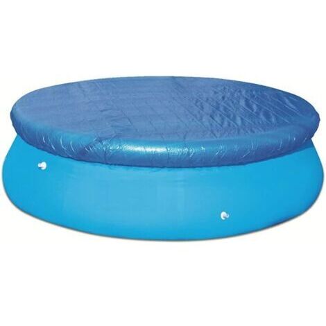 Bâche de protection piscine - Bâche pour piscine ronde - bâche imperméable et anti-poussière - pour piscine gonflable hors sol jardin de villa extérieure -366 cm (1/5)