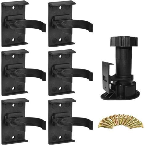 20 PCS Clip de Fixation Pied Meuble 28 mm à 32 mm Clip de Plinthe Cuisine Clip pour Plinthe a Visser Clip de Planche de Coup de Pied Clip de Fixation pour Plinthe Cuisine avec 40 Vis (1/5)
