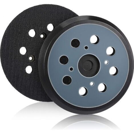2 Pièces 125mm Tampon de Ponceuse de Remplacement Orbitale à Crochet et Boucle à 8 Trous Plateau de Ponçage (Bleu,) (1/5)