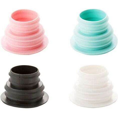 4Pcs Tuyau de Vidange Joint Tuyau Bouchon en Silicone Anneau de Silicone Machine à Laver Anneau de Prise Connecteur de Tuyau Polyvalent pour Salle de Bains Cuisine Buanderie (1/5)