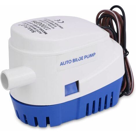 Pom12V 750Gph Pompe de cale Automatique Submersible Tout-en-Un Marinepe de cale Automatique Submersible Tout-en-Un Marine 750GPH (1/5)