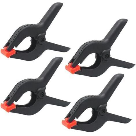 4 pcs 6 pouces Pinces Clips Universels pour Studio Papier Toile Mousseline Toile de Fond, Heavy Duty Pinces à Ressort, menuiserie Pinces à Ressort. (1/5)