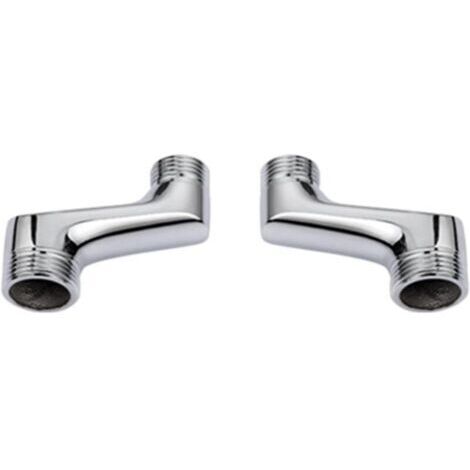 Raccord Excentré Mitigeur Bain Douche,Raccord Laiton Coudé RéDucteur,Bras Pivotant RéGlable,Raccord Excentré 1/2 3/4,Raccord Excentré Wc (1/4)