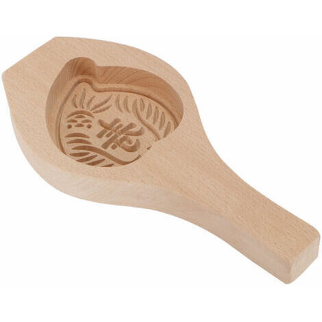 Moule à gteau de lune en bois bricolage biscuits Fondant gteau moule de cuisson outils de décoration de cuisine pêche (1/5)