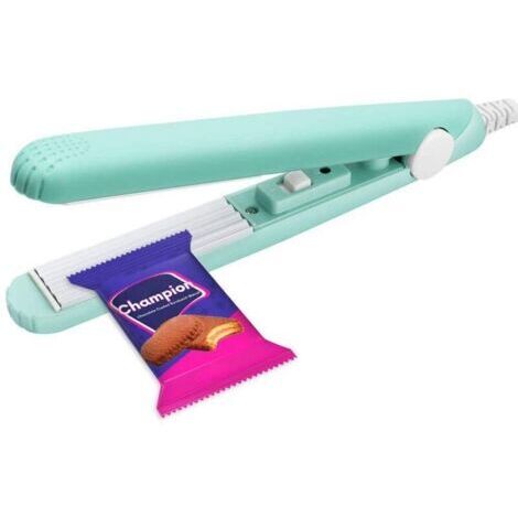 Mini scelleuse thermique pour sacs alimentaires, machine portable de scellage de sacs, film chauffant suspendu à contrôle intelligent pour la conservation des aliments, étanche (vert) (1/5)