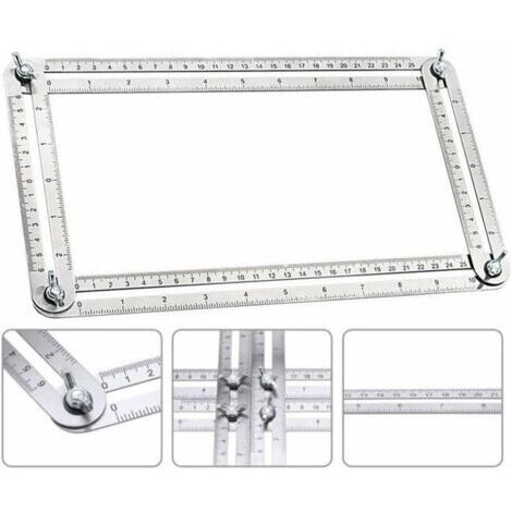 Règle d'Angle Ajustable Précise pour Bricolage et Construction Multifonctionnelle (1/5)