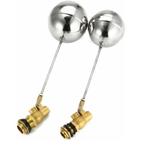 Flotteur Valve En Laiton Valve En Acier Inoxydable Eau Auge Automatique Bovins Bol Réservoir - 1/2 Pouce (1/5)