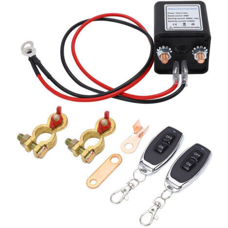 Interrupteur de Déconnexion de Batterie à Distance Interrupteur de Déconnexion de Batterie 12V 250A (1/5)