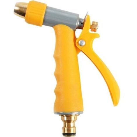 Pistolet De PulvéRisation pour Tuyau D'Arrosage Pistolet À Eau Haute Pression Réglable À Poignée Souple, Buse D'arrosage, Tuyau D'arrosage Adapté À L'arrosage Et Au Nettoyage De Voiture(03)