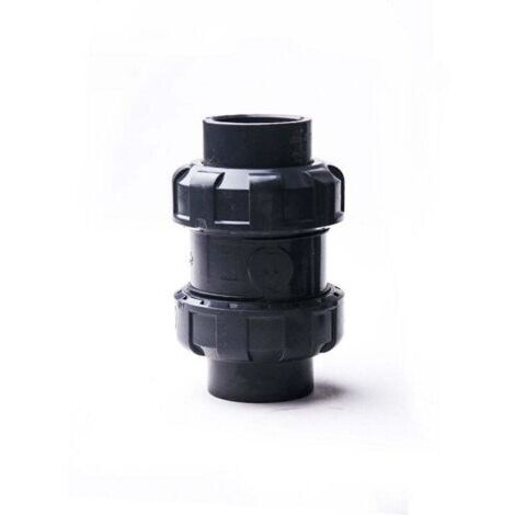 Clapet anti retour a boule clapet piscine clapet antiretour anti refoulement pvc vanne soupape anti retour (Diamètre intérieur 32mm) (1/4)